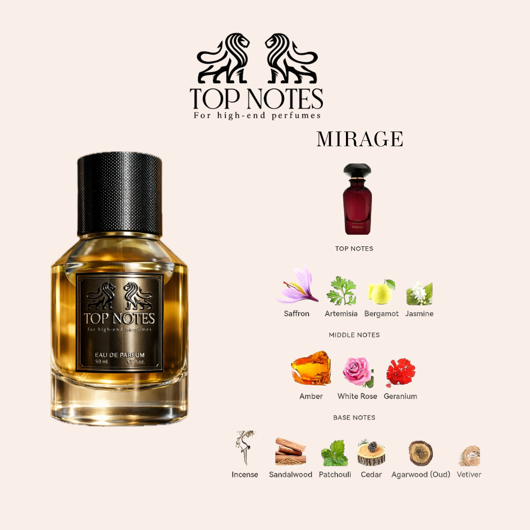 Mirage Inspired by Liwa – Top notes